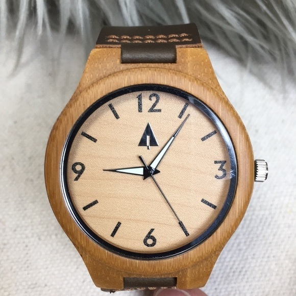 Tree hut Classic Nova bamboo leather watch - Picture 6 of 8